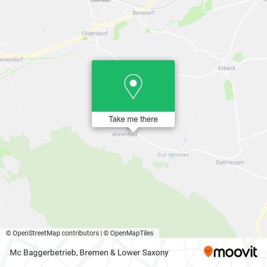 Mc Baggerbetrieb map