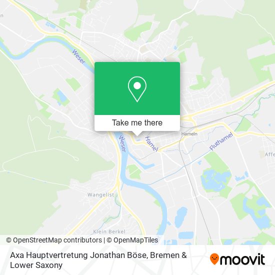 Axa Hauptvertretung Jonathan Böse map