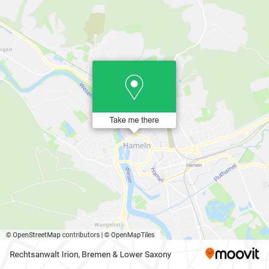Rechtsanwalt Irion map