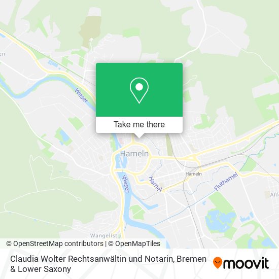 Claudia Wolter Rechtsanwältin und Notarin map