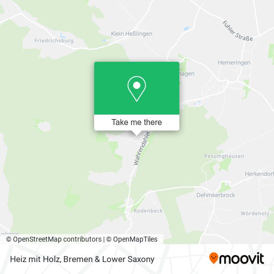 Heiz mit Holz map