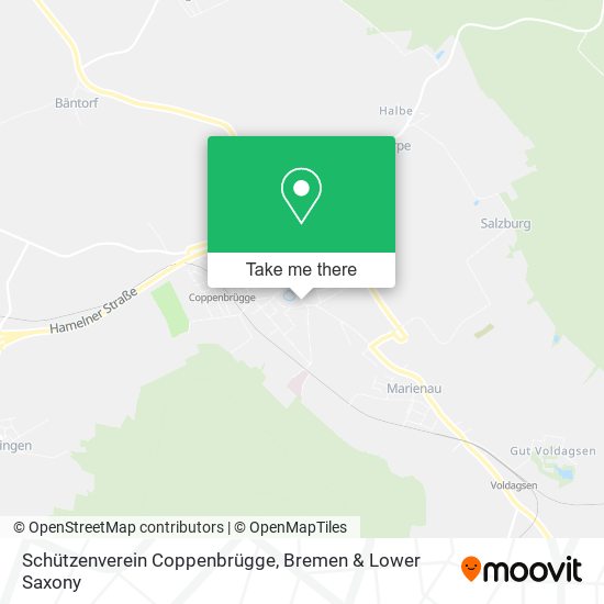 Schützenverein Coppenbrügge map