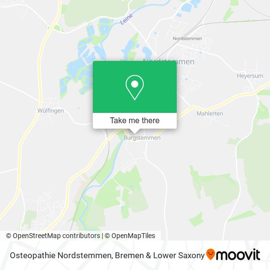 Osteopathie Nordstemmen map