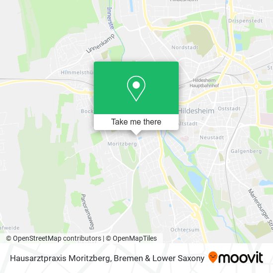 Hausarztpraxis Moritzberg map