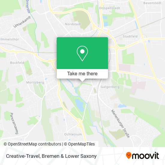Creative-Travel map