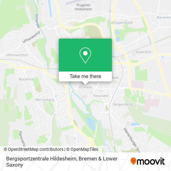 Bergsportzentrale Hildesheim map