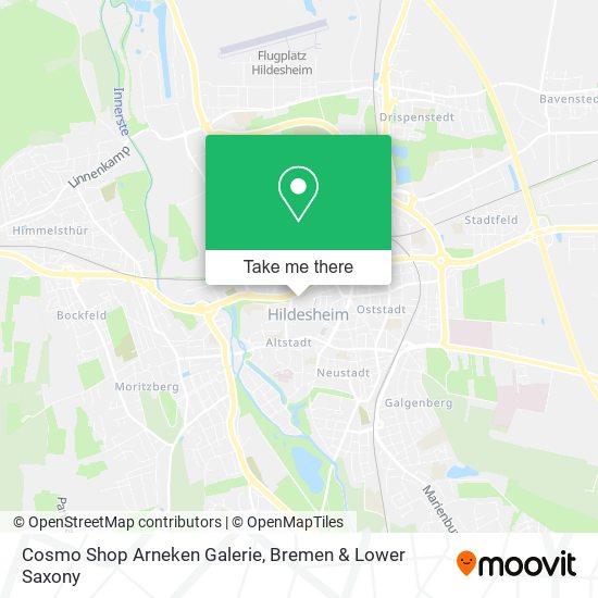 Cosmo Shop Arneken Galerie map