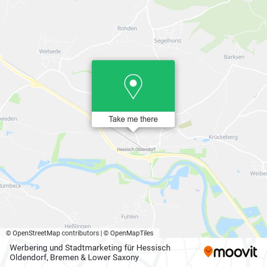 Карта Werbering und Stadtmarketing für Hessisch Oldendorf