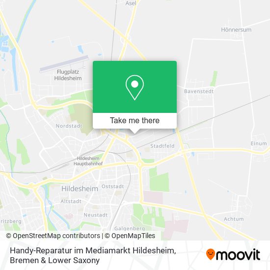 Handy-Reparatur im Mediamarkt Hildesheim map