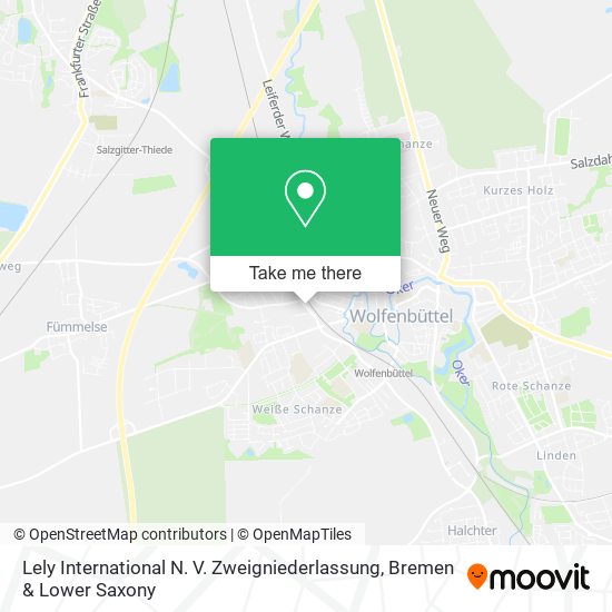 Lely International N. V. Zweigniederlassung map