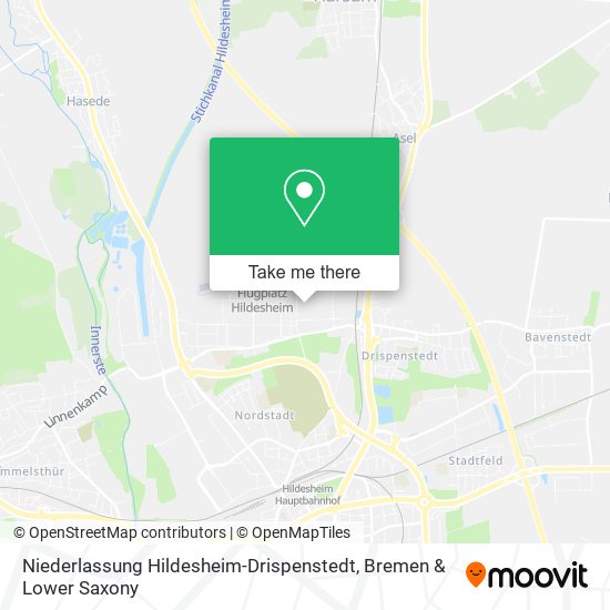 Niederlassung Hildesheim-Drispenstedt map