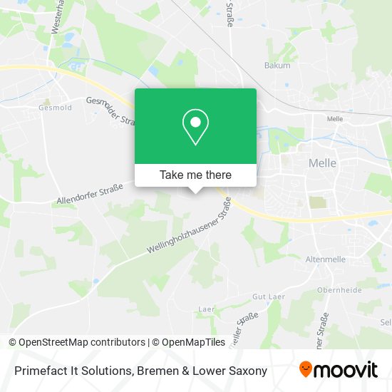 Primefact It Solutions map