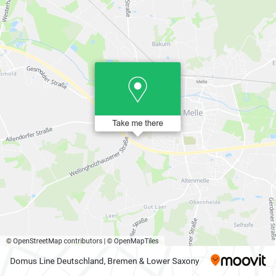 Domus Line Deutschland map