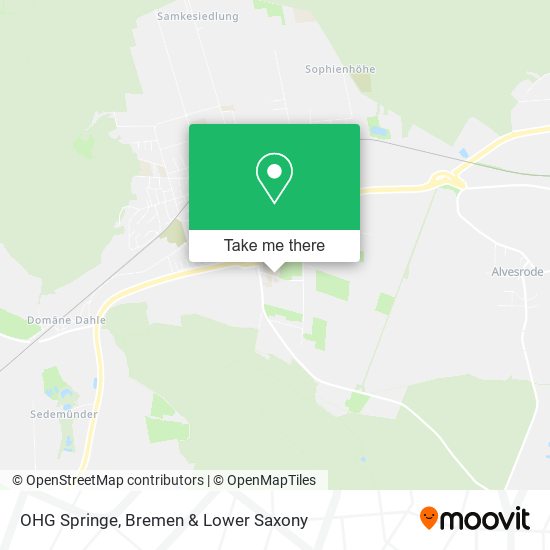 OHG Springe map