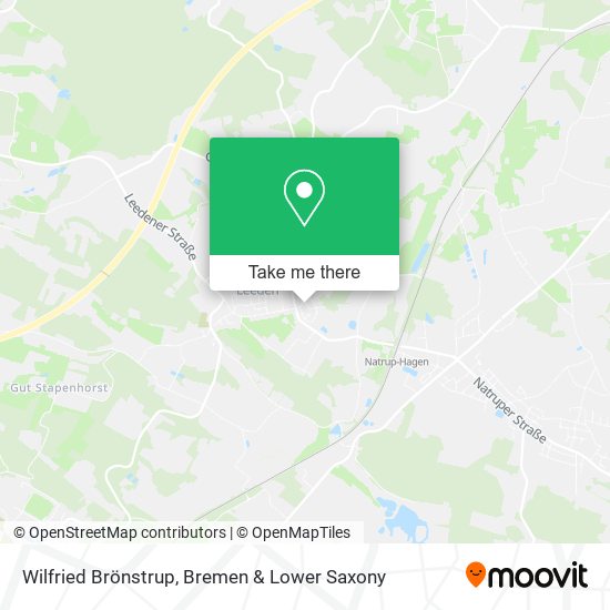 Wilfried Brönstrup map
