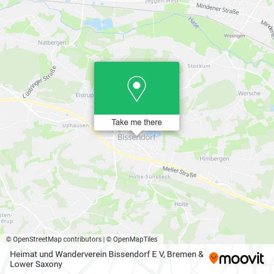 Карта Heimat und Wanderverein Bissendorf E V