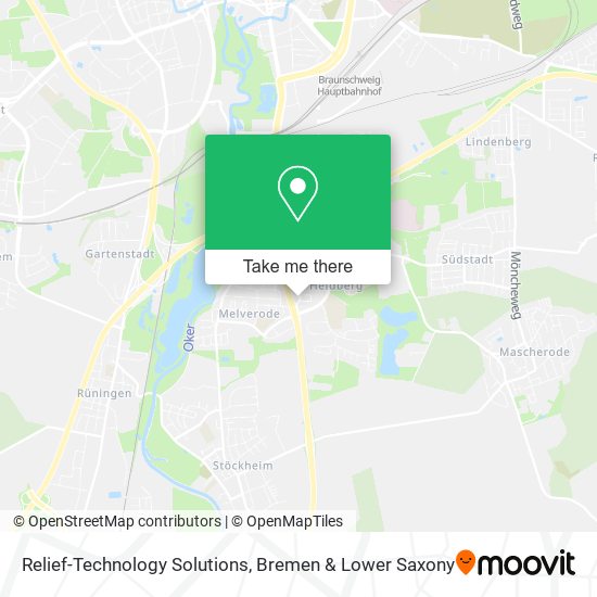 Relief-Technology Solutions map