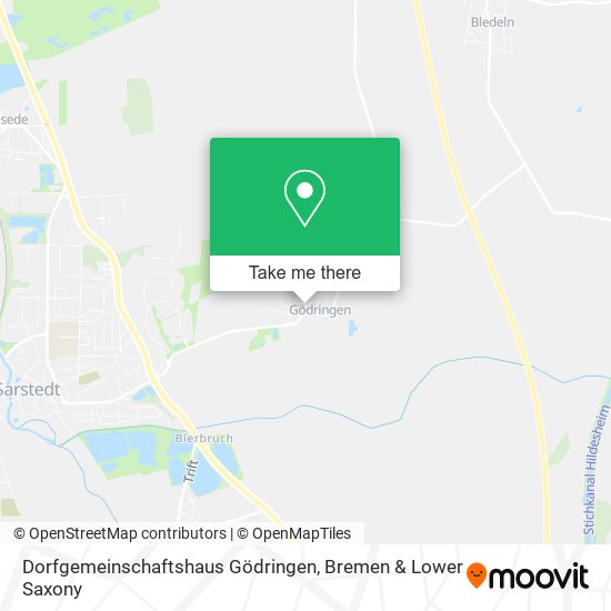 Dorfgemeinschaftshaus Gödringen map