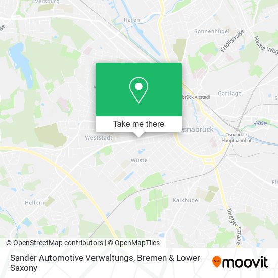 Sander Automotive Verwaltungs map