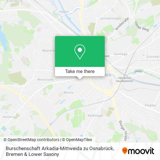 Burschenschaft Arkadia-Mittweida zu Osnabrück map