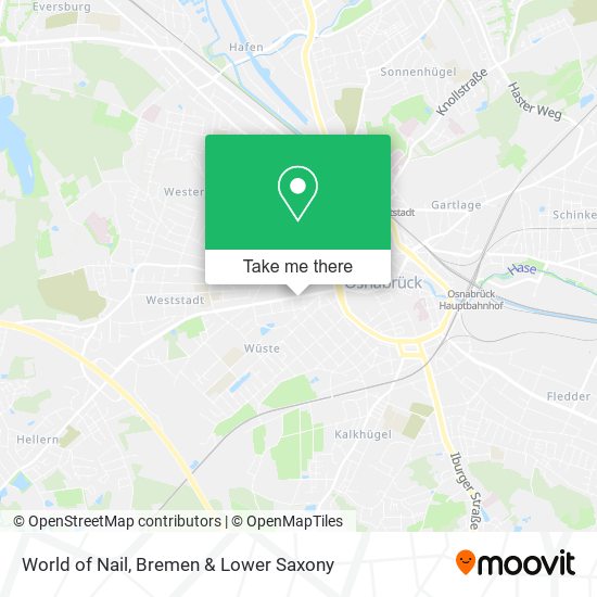 World of Nail map