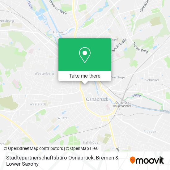 Карта Städtepartnerschaftsbüro Osnabrück