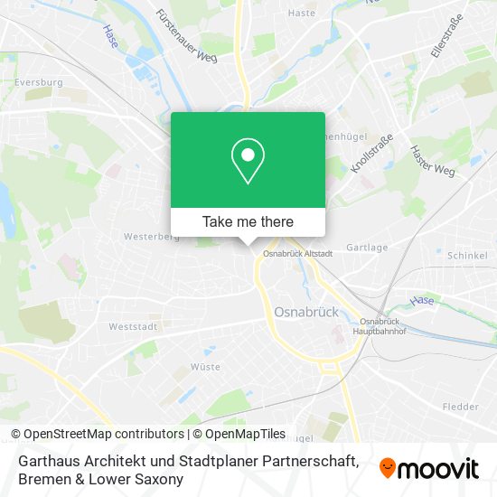 Garthaus Architekt und Stadtplaner Partnerschaft map