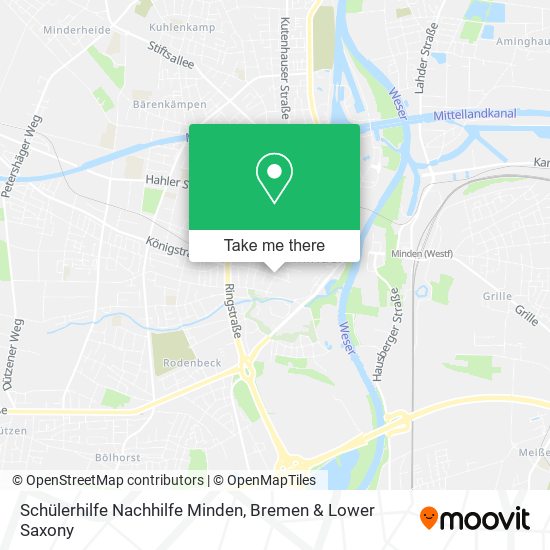 Schülerhilfe Nachhilfe Minden map
