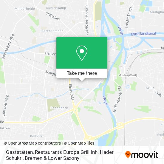 Gaststätten, Restaurants Europa Grill Inh. Hader Schukri map