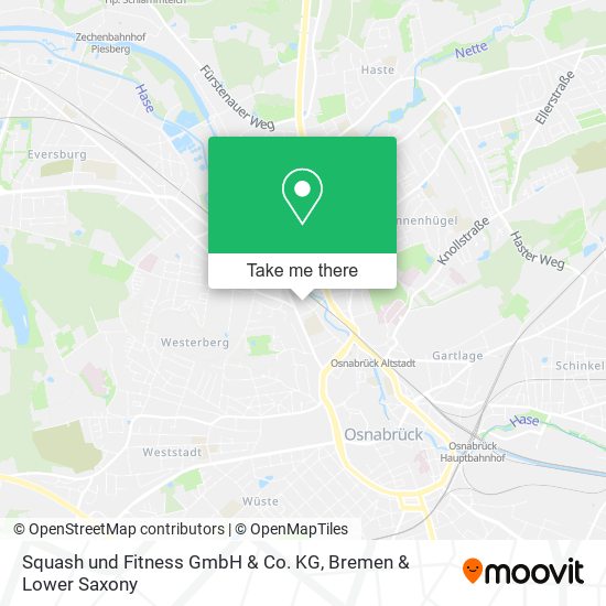 Squash und Fitness GmbH & Co. KG map