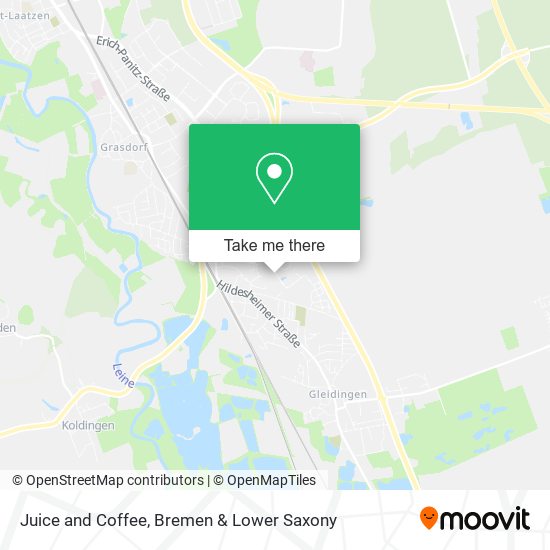 Juice and Coffee map