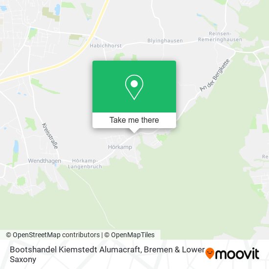 Bootshandel Kiemstedt Alumacraft map