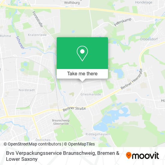 Bvs Verpackungsservice Braunschweig map