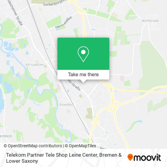 Telekom Partner Tele Shop Leine Center map