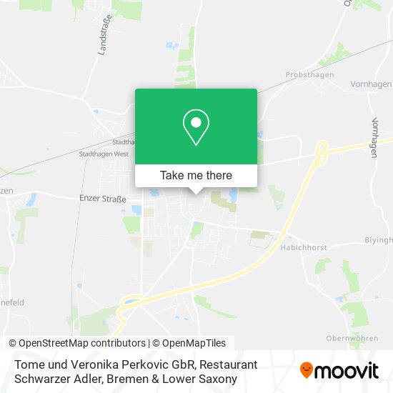 Tome und Veronika Perkovic GbR, Restaurant Schwarzer Adler map