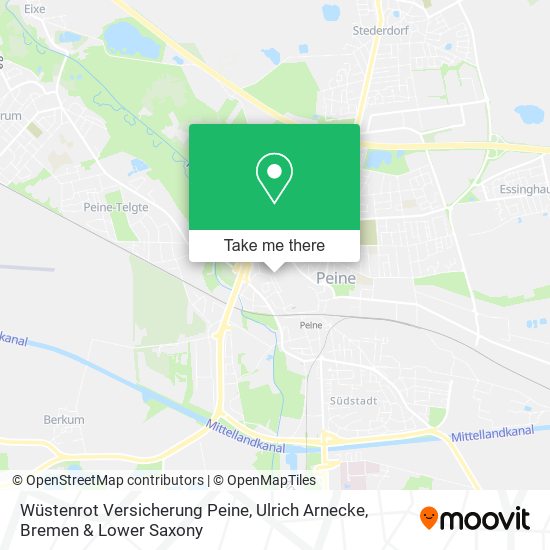 Wüstenrot Versicherung Peine, Ulrich Arnecke map