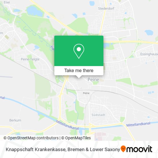 Knappschaft Krankenkasse map