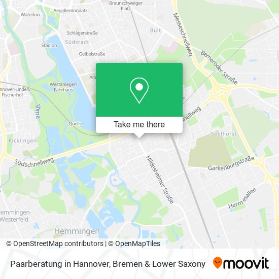 Paarberatung in Hannover map