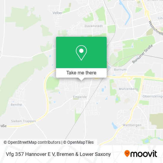 Vfg 357 Hannover E V map