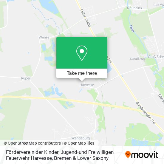 Förderverein der Kinder, Jugend-und Freiwilligen Feuerwehr Harvesse map