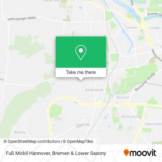 Карта Fuß Mobil Hannover