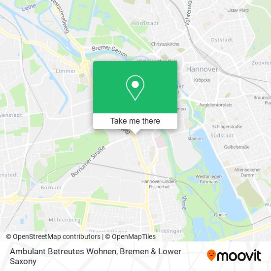 Ambulant Betreutes Wohnen map