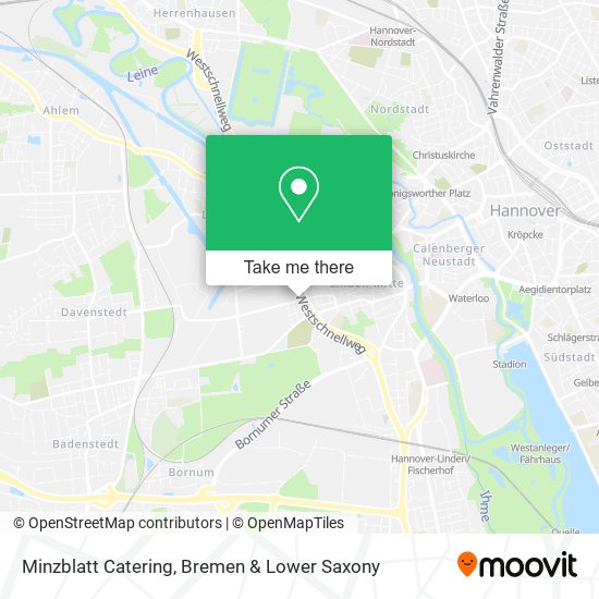 Minzblatt Catering map