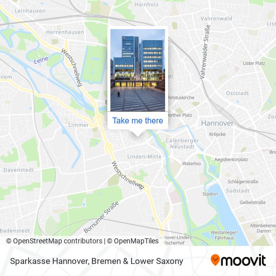 Sparkasse Hannover map