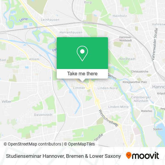 Studienseminar Hannover map