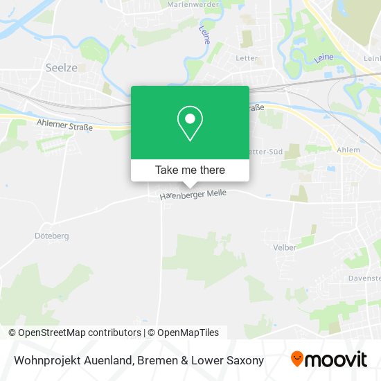 Wohnprojekt Auenland map