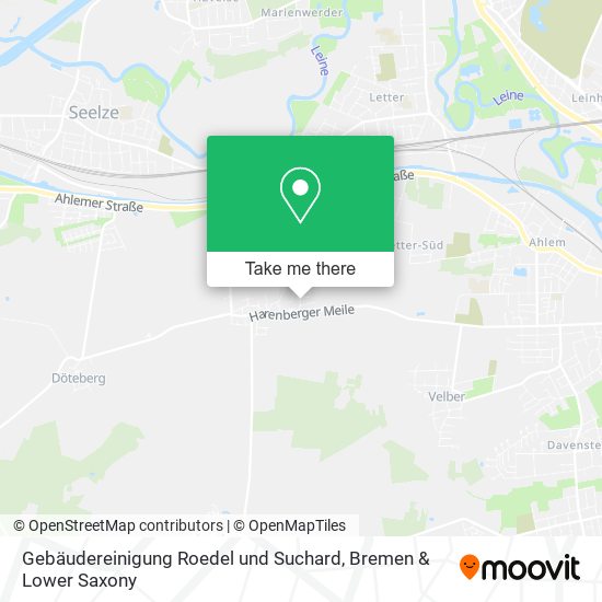 Gebäudereinigung Roedel und Suchard map