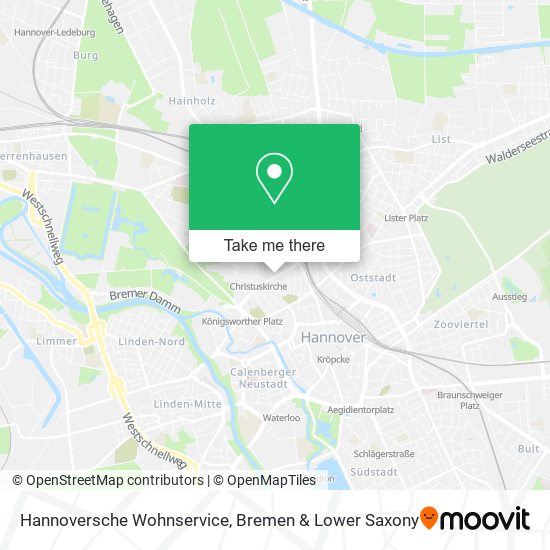 Hannoversche Wohnservice map