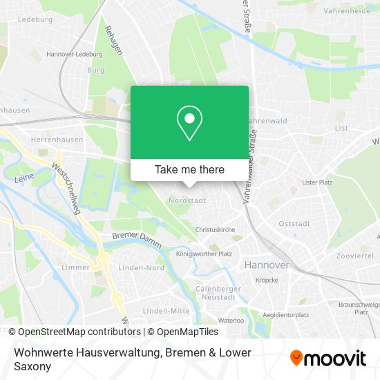 Wohnwerte Hausverwaltung map