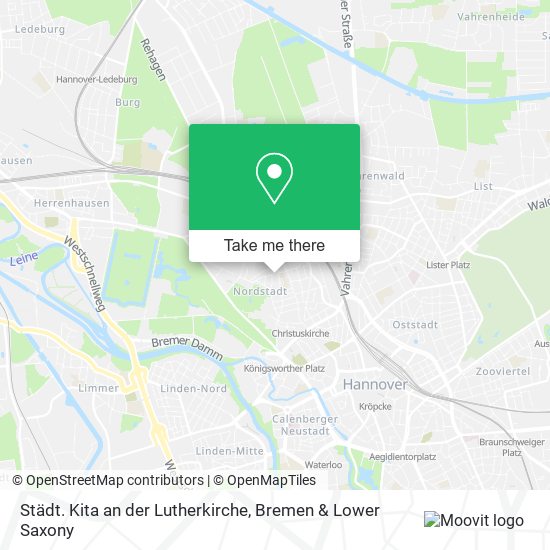 Städt. Kita an der Lutherkirche map